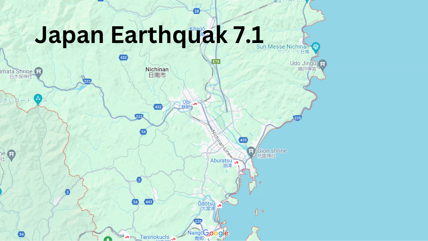 Japan Earthquake Today