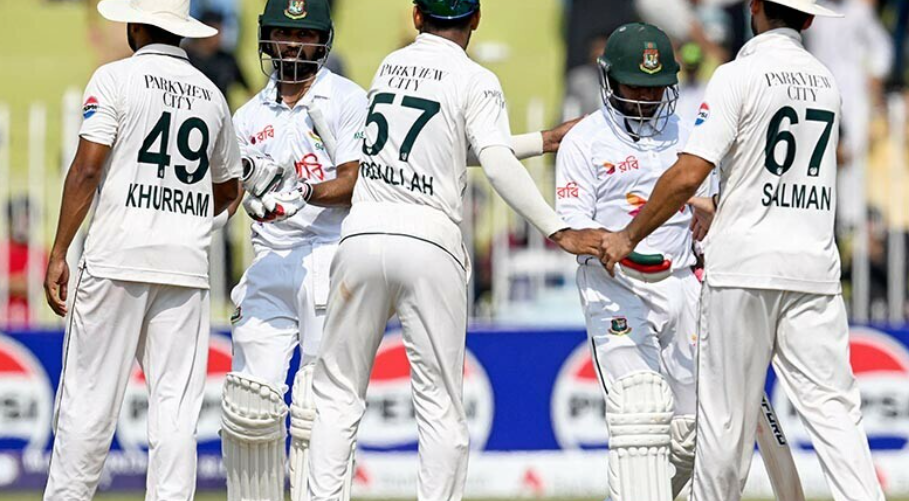 Bangladesh Secures Historic 10-Wicket Victory Over Pakistan in Rawalpindi Test