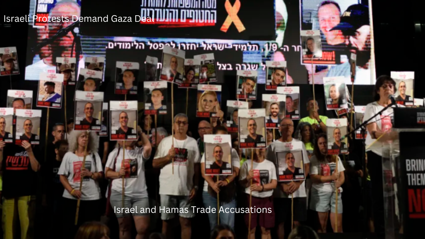 Latest News: Israeli Protests Demand Gaza Deal Amid Reports of Hostages Killed by IDF